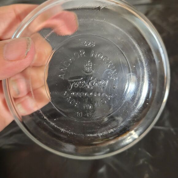 2 Anchor Hocking Fire King 10oz Oven Safe bowls #428 - Picture 8 of 8